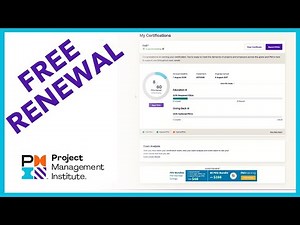 HOW TO RENEW PMI-PMP FOR FREE
