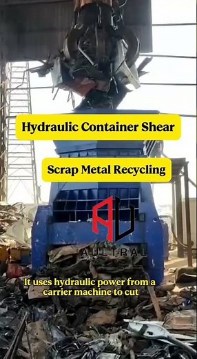 Scrap Steel Cutting Container Shear with Hydraulic System