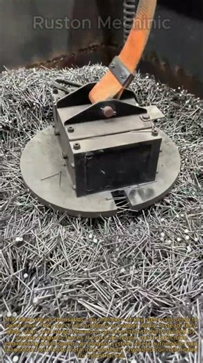 Inside a Fast-Paced Coil Nail Factory Automated Magnetic Feeding