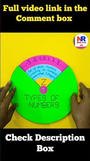 Types of Numbers working model#mathsproject #model #maths #mathematics project #viral#reels#shorts 👍