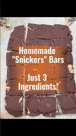 3-Ingredient No-Bake Snickers Bars | Easy Homemade Candy Recipe