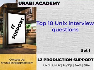 Top 10 Unix interview questions and answers |L2 support |ETL testing