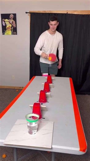 Watch my ping pong trick shot rollercoaster!