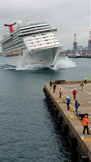 Ship Disaster on Instagram: "Cruise Ship Crashes Into Dock After Losing Control!"
