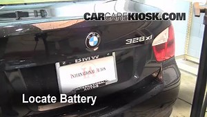 Battery Replacement: 2007 BMW 328xi 3.0L 6 Cyl. Sedan (4 Door)