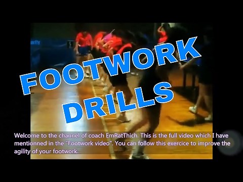 "Ladder Drills": Chinese Table Tennis Footwork Training Methods