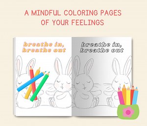 Emotion by Emotion – A Coloring Experience for Kids | Printable Feelings Coloring Book | 12 Emotional Pages | A4 and 8.5x11 PDF - Etsy