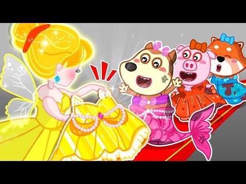Qui recevra une nouvelle robe de la fée ?🥰La plus belle princesse | Wolfoo Majori