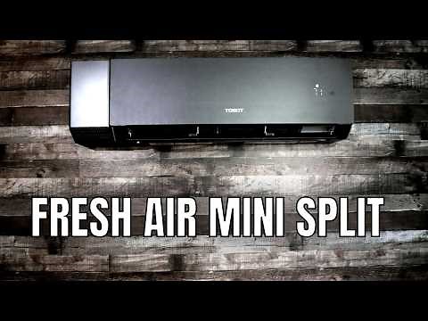 A Mini Split That Brings in Fresh Air | Full Install