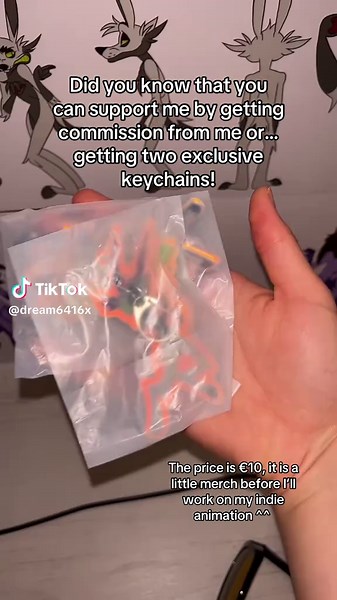 Aaaand again, THANK YOU 💜#animation #dream6416x #animations #2danimation #animated #oc #keychain #merch #indieanimation #animator