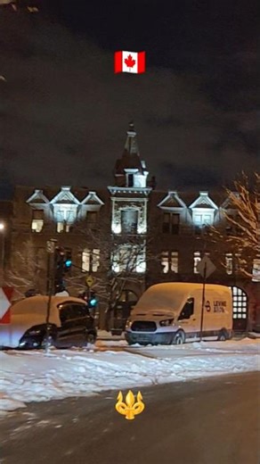 Winter Nights are Beautiful 🇨🇦 #canada #montreal