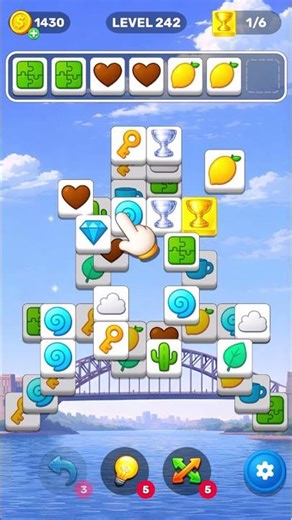 Tile Match Puzzle Game - Level 242