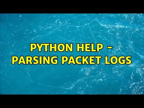Python help - Parsing Packet Logs (4 Solutions!!)