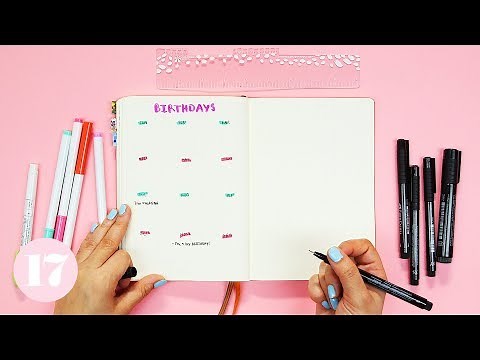 One Minute Bullet Journal Layouts | Plan With Me