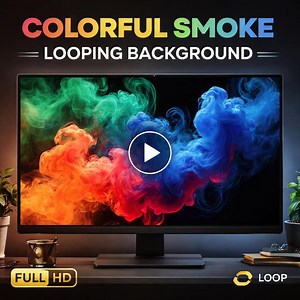 Animated Color Ink Smoke Background Loop | Seamless Abstract Video | VJ, Motion Graphics, Streaming, Youtube, Social Media - Etsy Australia