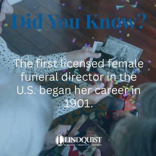 The first licensed female funeral director in the U.S. began her career in 1901, paving the way for women in the death-care profession. Today, nearly 70% of mortuary science students in the U.S. are women—an incredible shift in an industry once dominated by men. At Lindquist Mortuaries & Cemeteries, we honor the legacy of those early pioneers and remain committed to compassionate, professional care for families across Northern Utah. 📞 (801) 394-6666 — a compassionate member of our staff is alwa
