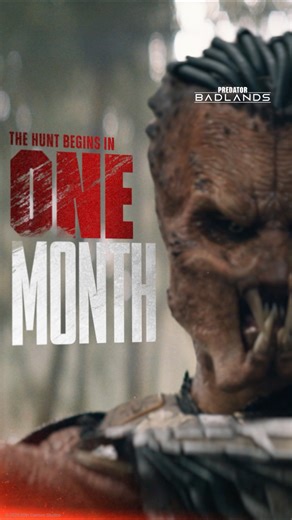 10K views · 243 reactions | One month until the hunt begins. See Predator: Badlands only in cinemas 7th November. | 20th Century Studios | Facebook