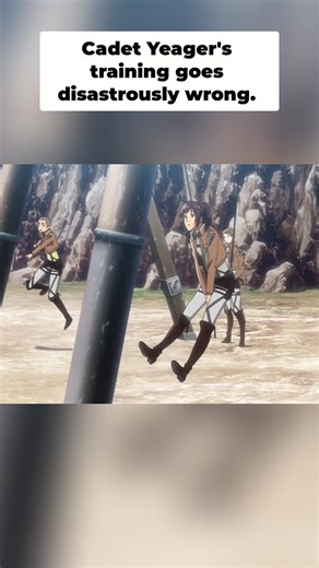 3D Maneuver Gear training is intense! Drive doesn't always equal capability. Basics first, fancy maneuvers later. #AttackOnTitan #AOT #AnimeTraining #3DManeuverGear #Yeager #Anime