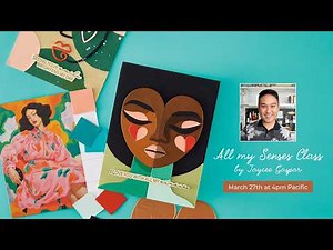 All My Senses Cardmaking Class | Create Artistic Portrait Cards with Jaycee Gaspar