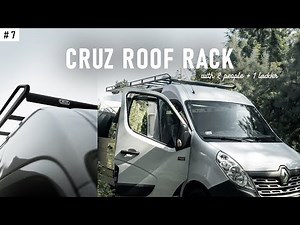 Installing Cruz Roof Rack - Renault Master Van Conversion DIY #7