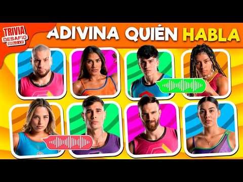 ADIVINA el DESAFIANTE por su VOZ 🔊🏊‍♂️🗣️​¿Lograrás saber QUIÉN ES? | Trivia Desafío