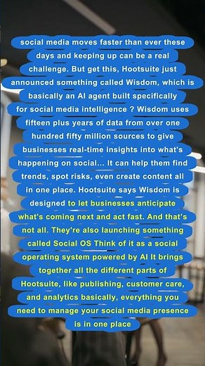Hootsuite's AI: Wisdom & Social OS Explained