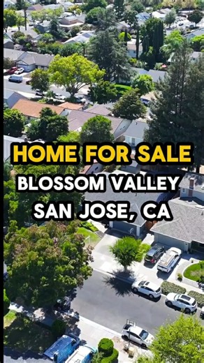 Single-Story Home for Sale in Blossom Valley, San Jose, CA.