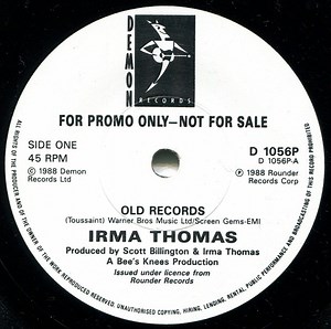 Irma Thomas - Old Records