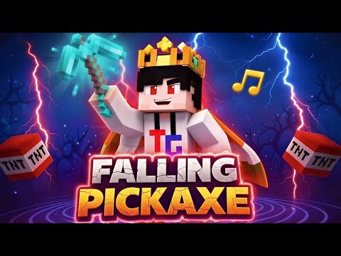🔴 Minecraft : Falling Pickaxe Game Live