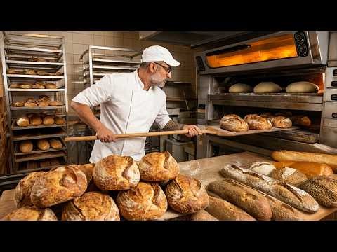 An Extraordinary Turkish Bakery! Making Sourdough All Day