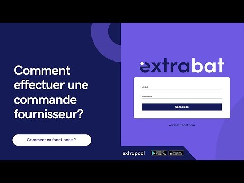 Comment effectuer une commande fournisseur ?