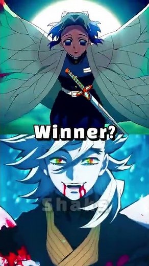 Doma VS Shinobu & Kanao & Inosuke Demon Slayer 4k