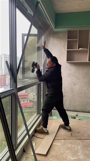 Glass Installation Process