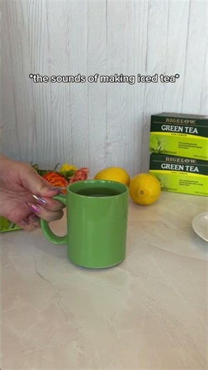 Green Iced Tea ASMR