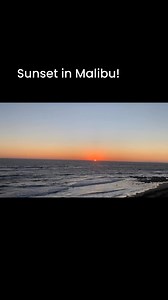 Sunset in Malibu today. 🌅 Enjoy the sound of the waves. ❤️ | Erin Murphy