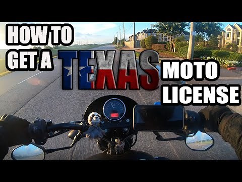 How to Get a Motorcycle License in Texas (M Endorsement)