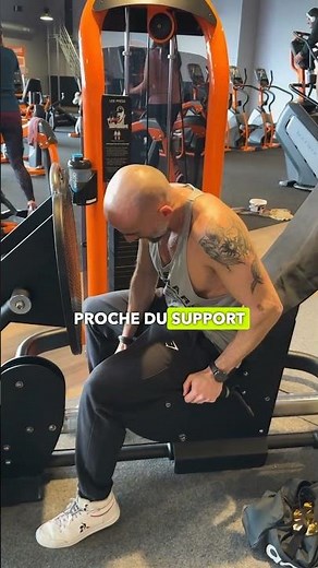 Basic Fit : Reglage Presse à cuisses allongé