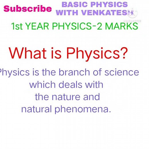 What is Physics?