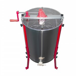 [Hot Item] Stainless Steel 4 Frames Manual Honey Extractor Honey Extraction Machine De Miel for Beekeeping