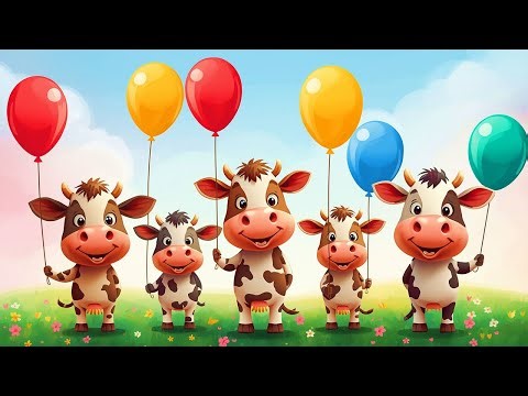 Farm Friends Color Learning Song | Learn Red, Yellow, Blue, Green Kids Nursery Rhyme