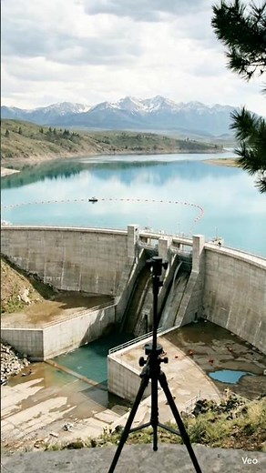 Massive Dam Construction Timelapse | From Empty Valley to Powerful Water Spillway#shorts