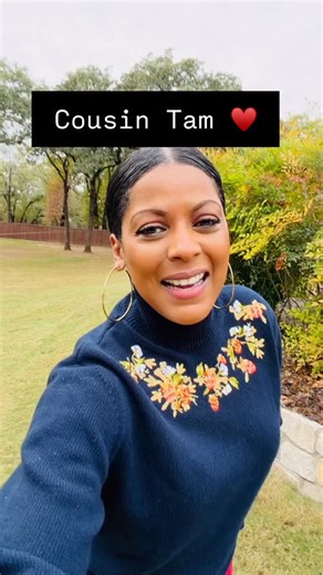 Tamron Hall on Instagram: "Happy Gratitude Thanksgiving from Cousin Tam to the TamFam"