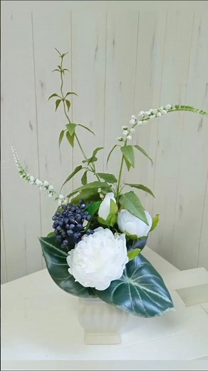 簡単 仏花の作り方❢ 造花屋の実践動画 作る手順が解る 大阪 心斎橋筋商店街