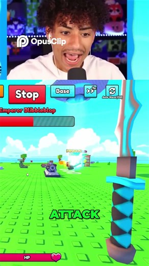 Wave 50 Alien Boss Fight! Skeletons ! Crazy Game! #roblox #robloxshorts