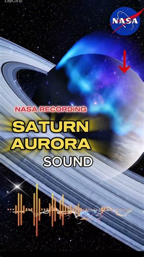 This Is the Sound of Saturn’s Aurora😱🪐 #spacesounds