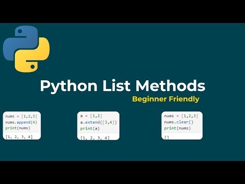 Python Lists Tutorial | All Built-in Methods Explained Simply