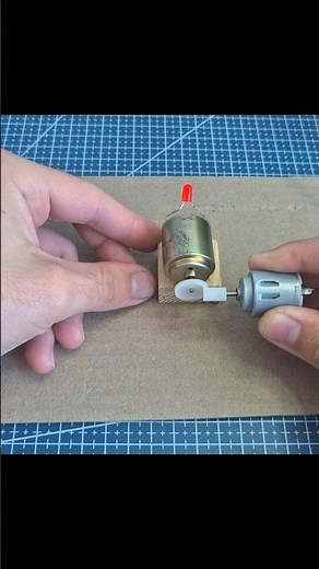 DIY Gear Power Transmission | Light an LED with DC Motors & Gears!