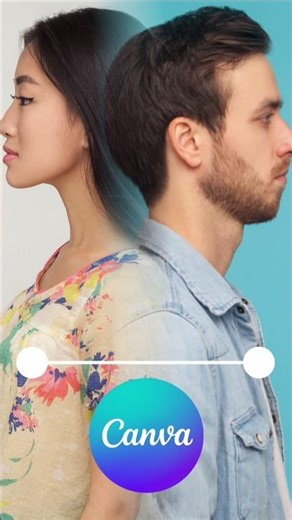 Merge & Blend Photos in Canva #mergephotos