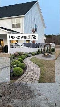 From $2,000 Budget to Dream Backyard | DIY Fire Pit & Path Makeover