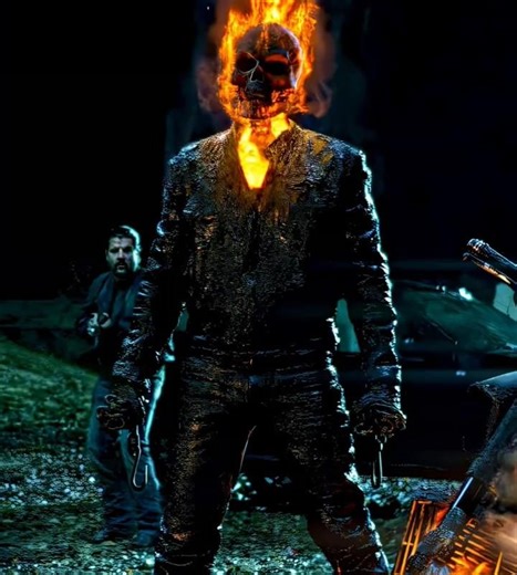 Ghost rider - spirit of vengeance #foryou #shorts #movie #ghost #rider #bike #fire